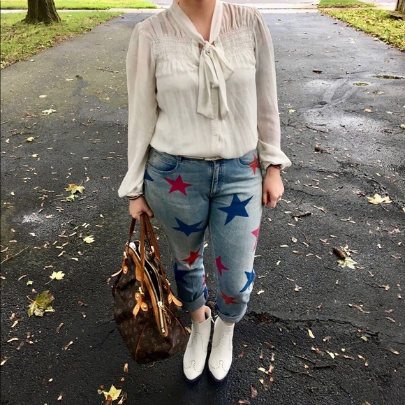 Stella McCartney Skinny Boyfriend Jeans With Stars - Picture 8 of 8